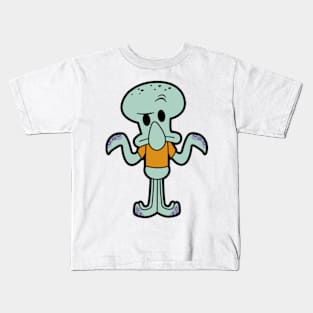 Squidward Chibi Kids T-Shirt